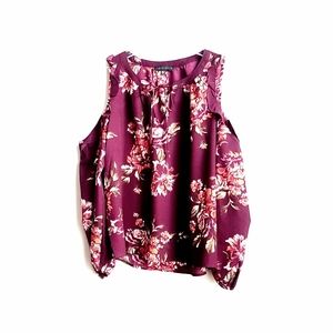 Sanctuary/Anthropologie cold/open shoulder top